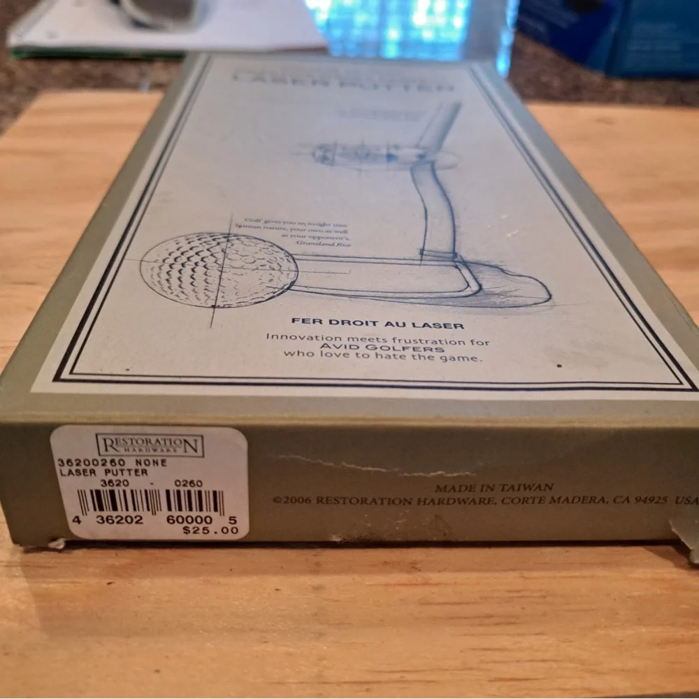 Restoration Hardware Laser Putter “Practice Makes Perfect” For Home or Office